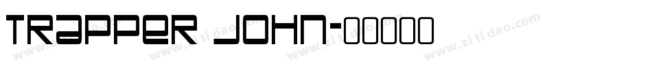 Trapper John字体转换